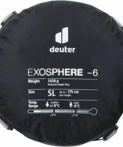 Deuter Exosphere -6° SL Schlafsack -Flaschen & Flaschenhalter Verkäufe 439873